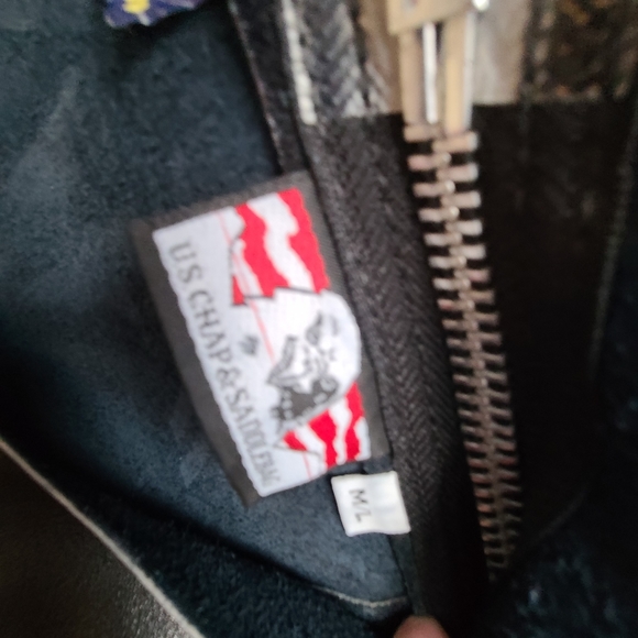 Leather Riding Chaps - Picture 8 of 13